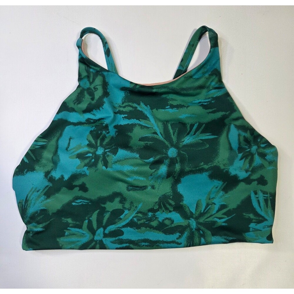Patagonia Women's Nanogrip Cami Top Cliffs and Waves: Conifer Green S